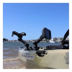 Railblaza Fish Finder Mount R-Lock -Best Boating Shop Fish Finder Mount R Lock Hook2 mounted 9a235f4871ad5f536c67b2ff5ed4f281