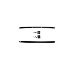 Curved 20" Aluminium Rail Set