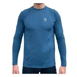 UV Performance L/S Tech Top -Best Boating Shop Vaikobi UV Performance Techs Front Ocean Blue 9a235f4871ad5f536c67b2ff5ed4f281