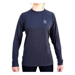UV Performance L/S Tech Top -Best Boating Shop Vaikobi UV Performance Techs Front Womens Charcoal 9a235f4871ad5f536c67b2ff5ed4f281